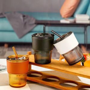 Tumbler Mug with Lid (Orange)