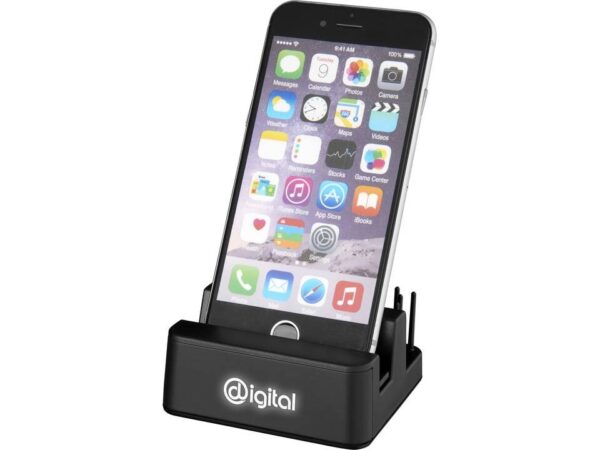 4 in 1 Logo Glow Mobile Holder - Image 2