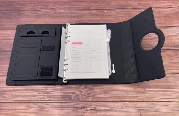 Logo Glow Power Bank Notebook - Image 3