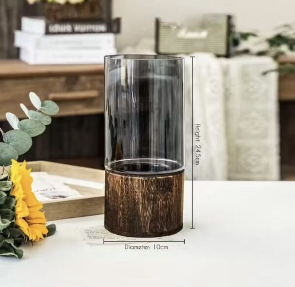 Wooden Glass Vases!*