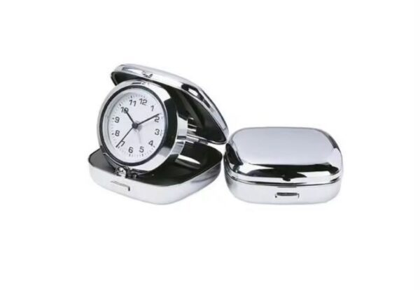 Elegant Fold-Up Travel Alarm Clock