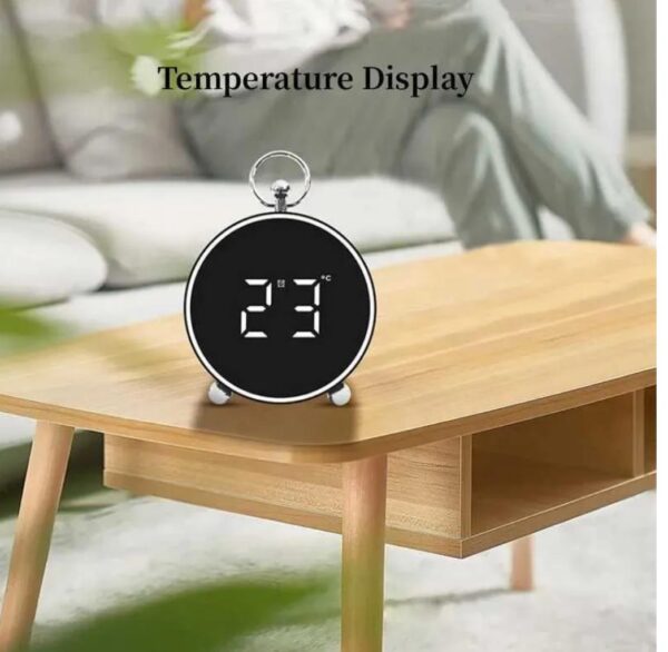Voice Control Digital Alarm Clock with Mood Light - Image 6