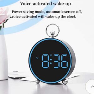 Voice Control Digital Alarm Clock with Mood Light
