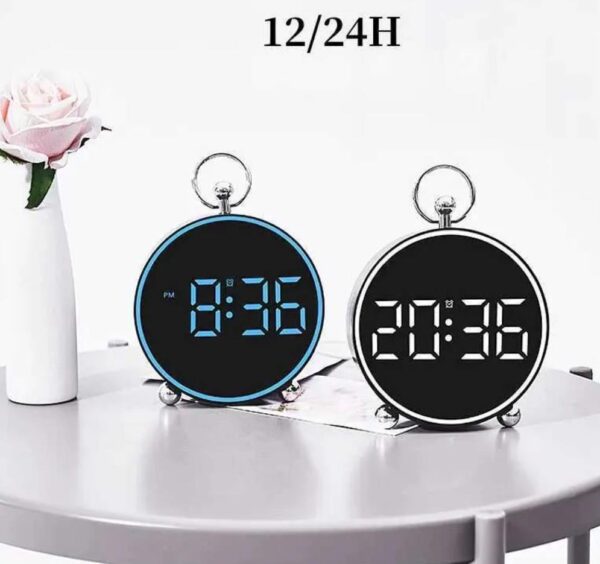 Voice Control Digital Alarm Clock with Mood Light - Image 4