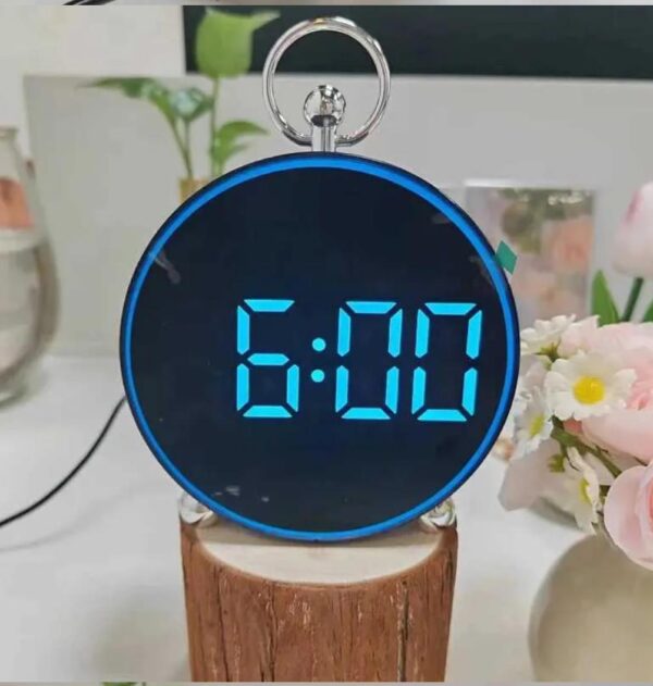 Voice Control Digital Alarm Clock with Mood Light - Image 2