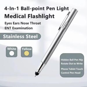 4-in-1 Ball-point Pen Light Medical Flashlight