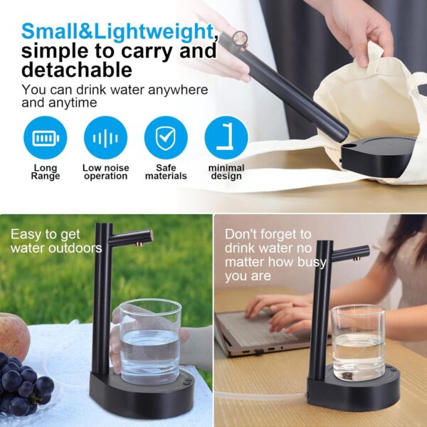 Intelligent Water Dispenser Rechargeable Water Pump - Image 4