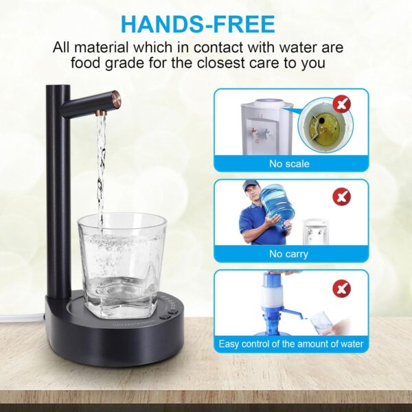 Intelligent Water Dispenser Rechargeable Water Pump - Image 2