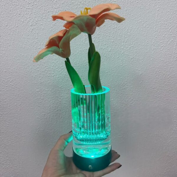 AuraGlow Fluted LED Vase Lamp - Image 4