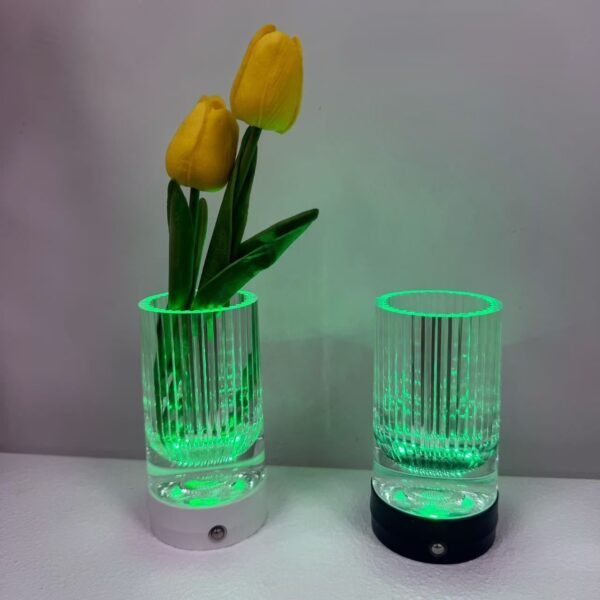 AuraGlow Fluted LED Vase Lamp - Image 2