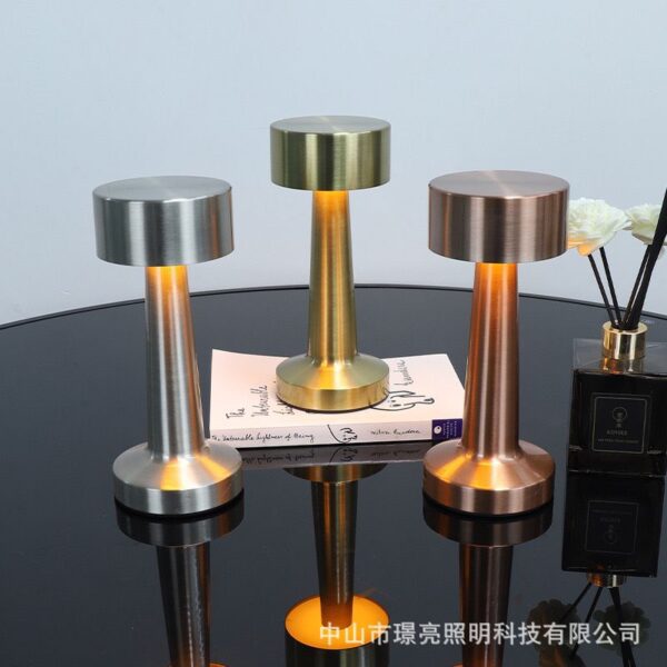 Modern Cordless Dumbbell LED Table Lamp with Touch Control - Image 2