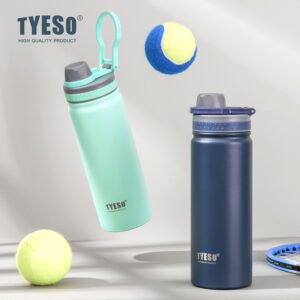 TYESO REVIVE Sports Hydration Bottle with Foldable Handle (600 ml) or (20 OZ)