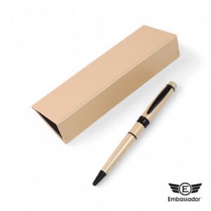 Model No. E-006 (Luxury Gold Ballpoint Pen with Gift Box – Embassador® Collection)