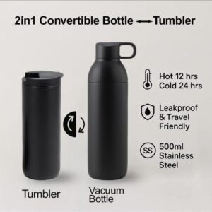 2 in 1 Convertible (Bottle & Tumbler)